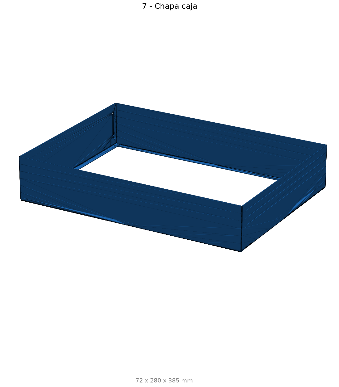 Nº 7 — Chapa caja