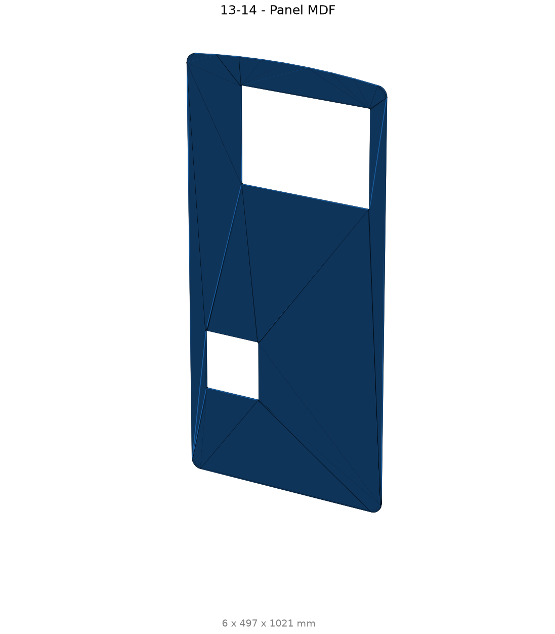Nº 13-14 — Panel MDF